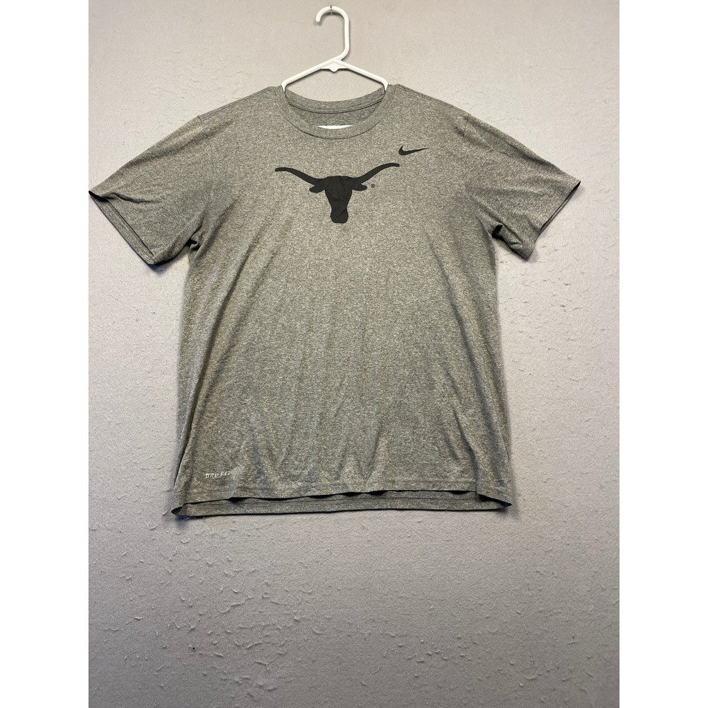 Nike Texas Longhorns Dri-FIT Heather Gray Large Mens
